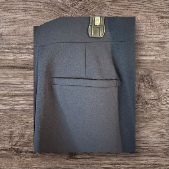 Loft Pull on Slim Ankle Pants Womens Navy Blue Slim-Fit Pants By Loft S - Picture 6 of 8